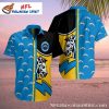 Starry Night Los Angeles Chargers Personalized Hawaiian Shirt