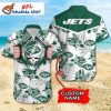 Tropical Blooms And Pineapples – NY Jets Hawaiian Shirt With Island Charm