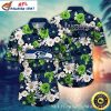 Seattle Seahawks Name Drop Personalized Hawaiian Shirt – Tribal Totem Navy Print