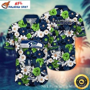 Spring Blossom Seattle Seahawks Tropical Hawaiian Shirt