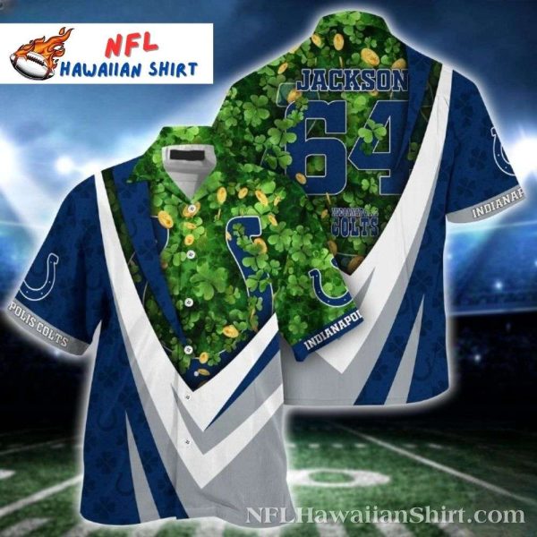 St Patricks Day Celebration – Customizable Indianapolis Colts Hawaiian Shirt
