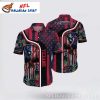 Silver Skull Houston Texans Hawaiian Shirt – Navy Blue Mystique