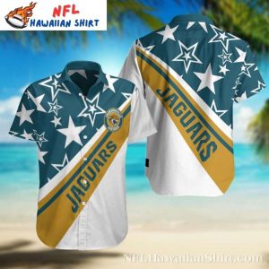 Star-Spangled Jaguars Hawaiian Shirt – Patriotic Flair