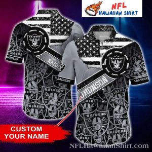 Star-Spangled Raider – Las Vegas Raiders Tropical Aloha Shirt