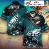 Starry Patriot Philadelphia Eagles Customizable Hawaiian Shirt