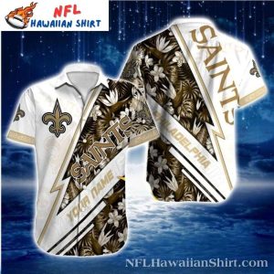Starry Night New Orleans Saints Personalized Hawaiian Shirt