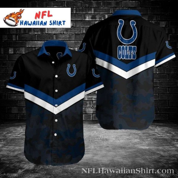 Stealth Mode Camo Indianapolis Colts Hawaiian Shirt