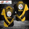 Steel Streaks Elegance – Hawaiian Steelers Shirt