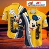 Splatter Art Yellow Rush – Pittsburgh Steelers Aloha Shirt