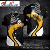 Steelers Sharp Contrast – Pittsburgh Steelers Striking Hawaiian Shirt