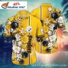 Steel Streaks Elegance – Hawaiian Steelers Shirt