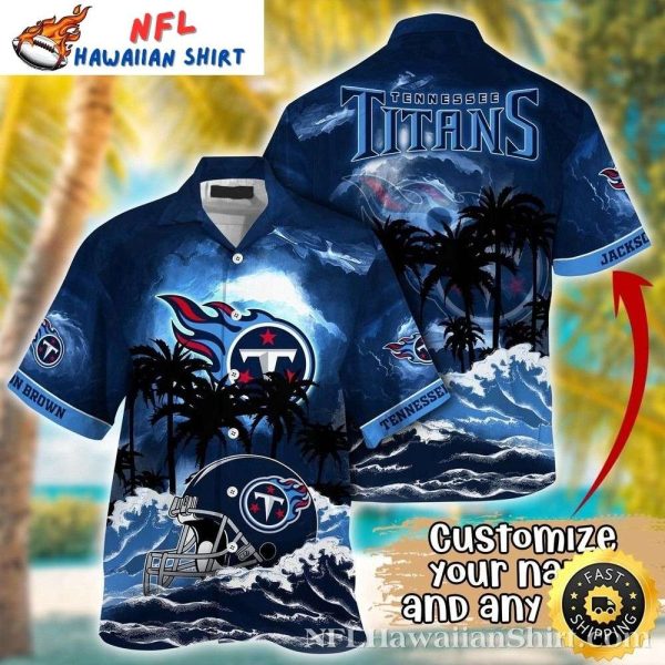 Stormy Seas Titan Helm – Personalized Hawaiian Titans Shirt