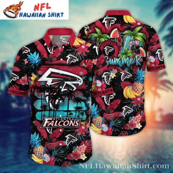 Summer Fruits Falcons Vibrant Hawaiian Shirt – Atlanta’s Tropical Getaway