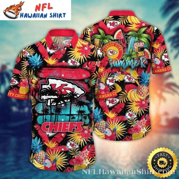 Summer Game Day – Kansas City Chiefs Tropical Hawaiian Shirt