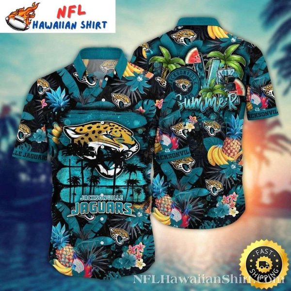 Summer Surf Jaguars Fiesta – Jacksonville Jaguars Hawaiian Shirt