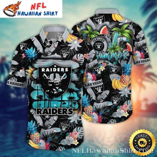 Summer Vibes Las Vegas Raiders Hawaiian Shirt