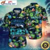 Seattle Seahawks Victory Swoop Custom Name Hawaiian Shirt