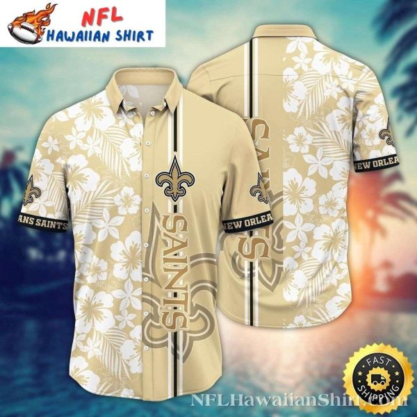 Sun-kissed New Orleans Saints Tropical Hawaiian Shirt Mens