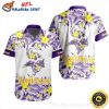 Sunny Flora And Fauna Minnesota Vikings Hawaiian Shirt Mens