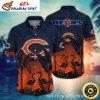 Sunburst Orange Flair – Chicago Bears Hawaiian Shirt