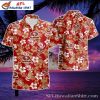Skull Floral Fusion San Francisco 49ers Hawaiian Shirt