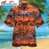 Sunset Silhouette – Chicago Bears Beachside Hawaiian Shirt