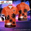 Tropical Tiger Rush Bengals Aloha Shirt – Orange Jungle Game Day