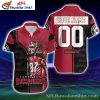 Sleek Stripe Tampa Bay Buccaneers Personalized Hawaiian Shirt