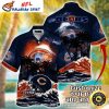 Surfing Skeleton – Chicago Bears Wave Rider Hawaiian Shirt