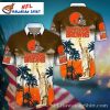 Surf’s Up Cleveland Browns Aloha Shirt – Board Meeting Edition