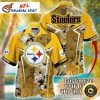 Swoosh Of Steel – Pittsburgh Steelers Flowing Design Hawaiian Shirt