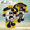 Steelers Legacy Black And White Vintage Helmet Personalized Hawaiian Shirt