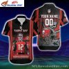 Tampa Bay Buccaneers Abstract Art Tropical Hawaiian Shirt