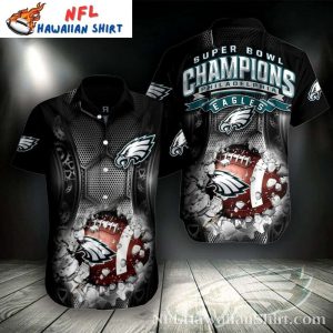 Super Bowl Splash Philadelphia Eagles Hawaiian Shirt – Championship Wave Edition