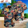 Surf’s Up Bart Chicago Bears Hawaiian Shirt – Men’s Customizable Cartoon Tropical