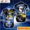 Tropical Kickoff LA Rams Hawaiian Shirt – Midnight Palm Silhouettes