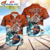 Surf And Turf – Chicago Bears Retro Hawaiian Shirt