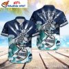 Palm Tree Silhouette Dallas Cowboys Hawaii Shirt