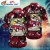Tropical Parrots Flamingos Atlanta Falcons Hawaiian Shirt – Lush Paradise Edition