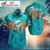 Sunset Silhouettes – Miami Dolphins Dusk Palm Hawaiian Shirt
