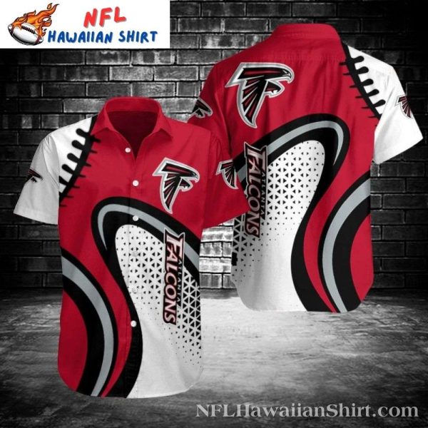 Swooping Curve Atlanta Falcons NFL Hawaiian Shirt