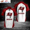 Tampa Bay Buccaneers Botanical Red Hawaiian Shirt