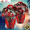 Tampa Bay Buccaneers Gridiron Glory Customizable Hawaiian Shirt