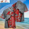 Tampa Bay Buccaneers Hawaiian Shirt – Vibrant Red Floral Fan Gear