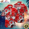 Tampa Bay Buccaneers Hawaiian Shirt – Charcoal Grey Gridiron Edition