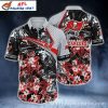 Tampa Bay Buccaneers Midnight Floral NFL Hawaiian Shirt