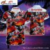 Tampa Bay Buccaneers Hibiscus Red Zone NFL Hawaiian Shirt