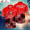 Tampa Bay Buccaneers Beachside Bliss NFL Tropical Hawaiian Shirt