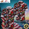 Tampa Bay Buccaneers Striking Playbook Black Hawaiian Shirt