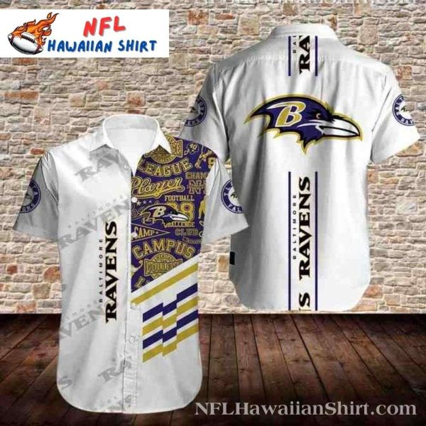 Team Glory – Baltimore Ravens Historical Hawaiian Shirt